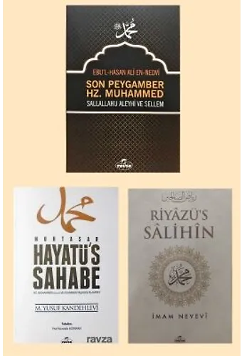 Son Peygamber Hayatussahabe Riyazus Salihin 3lü Set