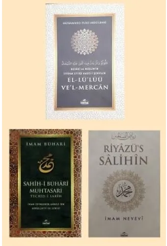 Riyazus Salihin Sahih Buhari Muhtasari Buhari ve Müslimin Ittifak Ettigi Hadisler 3lü Set