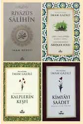 Riyazus Salihin Kalplerin Kesfi Kimyayi Saadet Abidlerin Yolu Imam Gazali 4lü Set