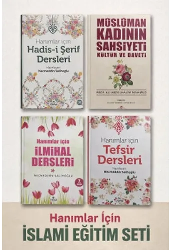 Hanımlar İçin İslami Eğitim Seti Dört Kitap