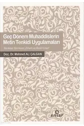 Geç Dönem Muhaddislerin Metin Tenkidi Uygulamaları