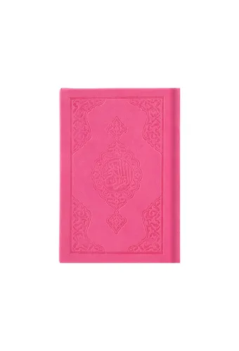 Cep Boy Termo Deri Kuranı Kerim (Pembe, Mühürlü)