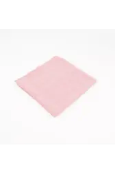 Flamlı Pamuklu Eşarp (96x96 cm. Pembe)