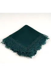 İğne Oyalı Şal (Namaz Örtüsü, 144x68 cm. Yeşil)