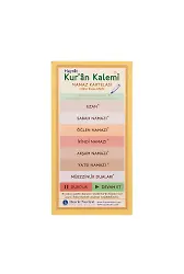 Kuran Kalem Kolay Kullanım Kartı ve Namaz Kartelası