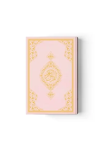 Orta Boy Kuranı Kerim Yeni Cilt (Pembe, Mühürlü)