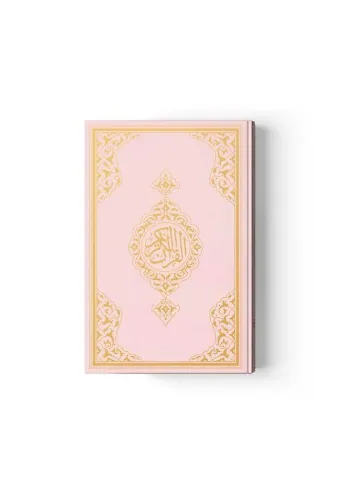 Rahle Boy Kuranı Kerim Yeni Cilt (Pembe, Mühürlü)