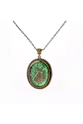 Semazen El İşi Otantik Reçine Kolye Cevşen (1764-4)
