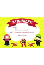 Tebrik Kartı Kurana Geçiş