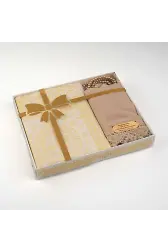 Şal + Seccade + Tesbih Hediye Seti (Gold)
