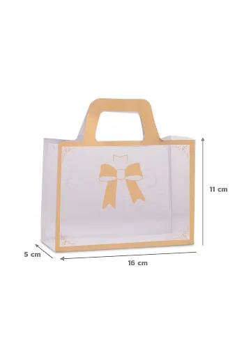 Yaldızlı Asetat Çanta (16 x 11 x 5)