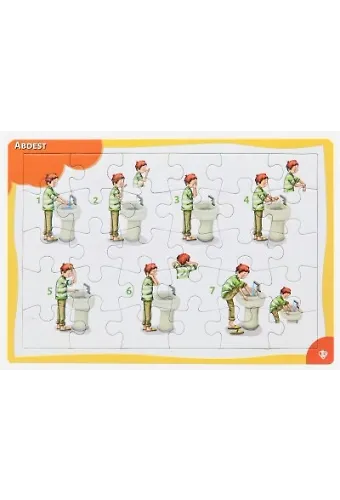 4-6 Yaş Abdest Öğreniyorum 30 Parça Puzzle