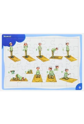 4-6 Yaş Namaz Öğreniyorum Erkek 30 Parça Puzzle