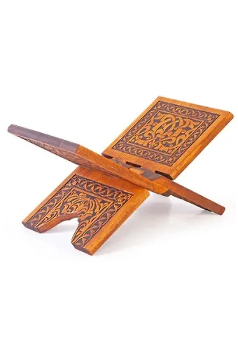 Ahşap Rahle Selçuklu Yakmalı Mini 35 Cm Ts006