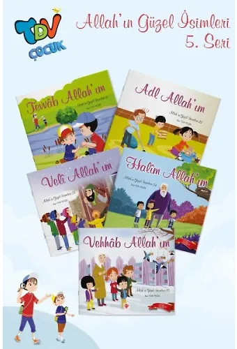 Allahın Güzel İsimleri 5 Seri 5 Kitap Takım