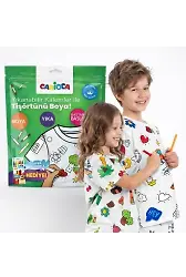Carioca Boyanabilir Tişört 7-8 Yaş Kalem Hediyeli