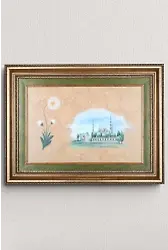 Ebru Muhayyel Papatya Ve Minyatür Süleymaniye Camii Tıpkı Basım
