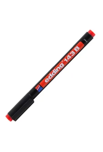 Edding Asetat Kalemi Permanent B Seri 1-3 Mm Kırmızı 143 B