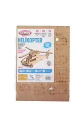 Esmay Ahşap Maketim 3d Helikopter Demonte