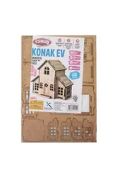 Esmay Ahşap Maketim 3d Konak Ev Demonte
