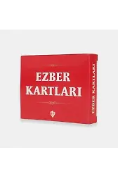 Ezber Kartları Kırmızı 70*90 Mm
