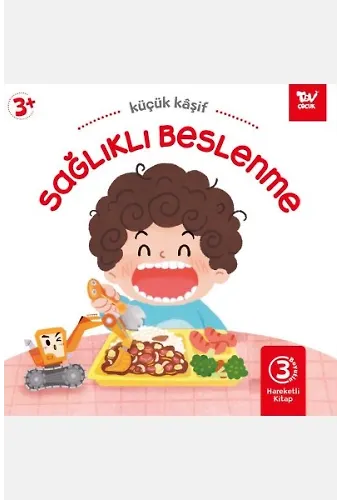 Hareketli Kitap 3d Küçük Kaşif Sağlıklı Beslenme