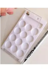 Kapaklı Palet 12 Li Beyaz Küçük