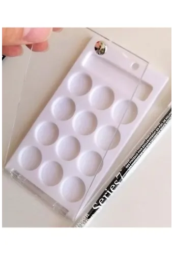 Kapaklı Palet 12 Li Beyaz Küçük