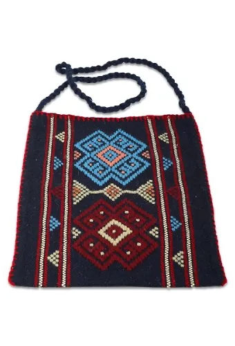 Karacakılavuz Dimi Dokuma Heybe Lacivert