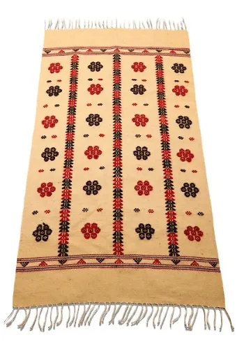 Karacakılavuz Dimi Dokuma Kilim Sarı