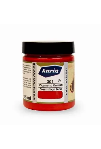 Karin Ebru Boyası 301 Pigment Kırmızı 105 Ml
