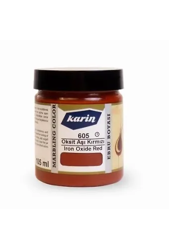Karin Ebru Boyası 605 Oksit Aşı Kırmızı 105 Ml