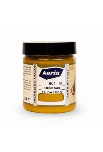 Karin Ebru Boyası 601 Oksit Sarı 105 Ml