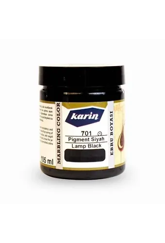 Karin Ebru Boyası 701 Pigment Siyah 105 Ml