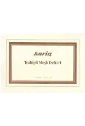 Karin Tezhipli Meşk Defteri No 2 A4 150 Gr 25 Yaprak