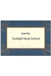 Karin Tezhipli Meşk Defteri No 1 A4 150 Gr 25 Yaprak