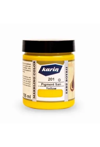 Karin Ebru Boyası 201 Pigment Sarı 105 Ml
