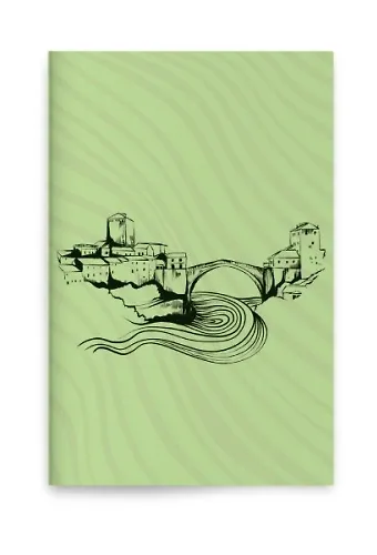 Karton Kapak Defter Mostar Köprüsü