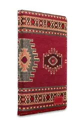 Kilim Desenli Defter 3 Bordo