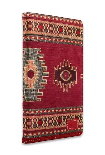 Kilim Desenli Defter 3 Bordo