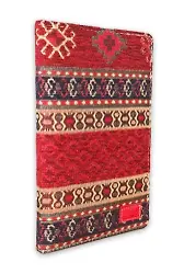 Kilim Desenli Defter 1 Kırmızı