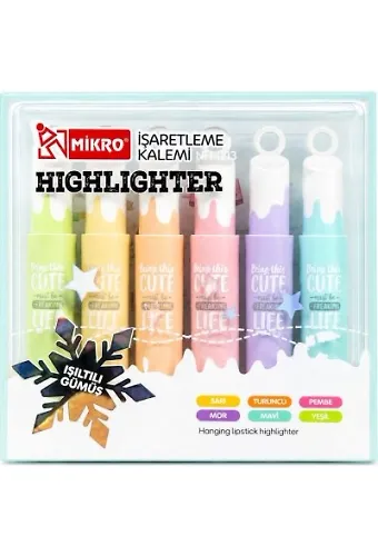 Mikro Fosforlu Snowy Line Kalem