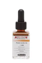 Schmincke Aero Color Akrilik Mürekkep 28 Ml 600 Gold Ochre