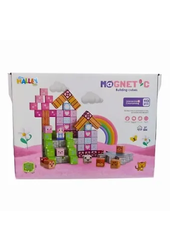 Seher Magnet Küp Yapı Blok Set 113 Prç