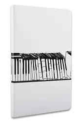 Sert Kapak Defter Piyano