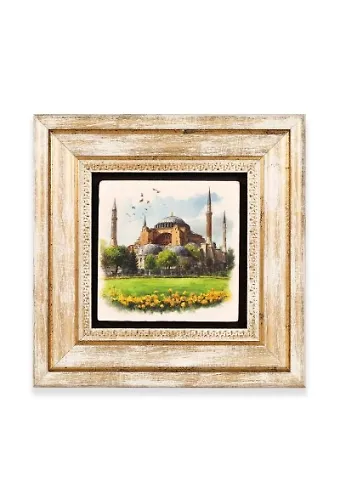 Taş Duvar Tablo 20*20 Cm Ayasofya Camii 2