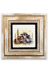 Taş Duvar Tablo 20*20 Cm Ayasofya Camii 1