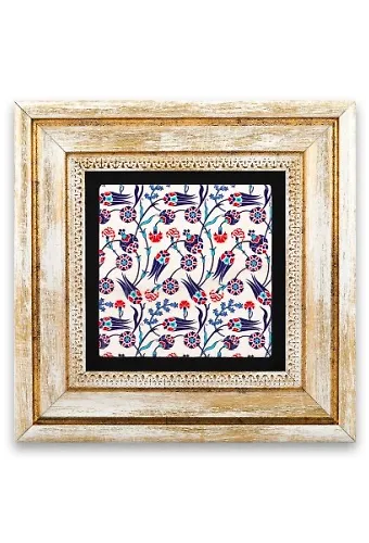 Taş Duvar Tablo 20*20 Cm Çini 2
