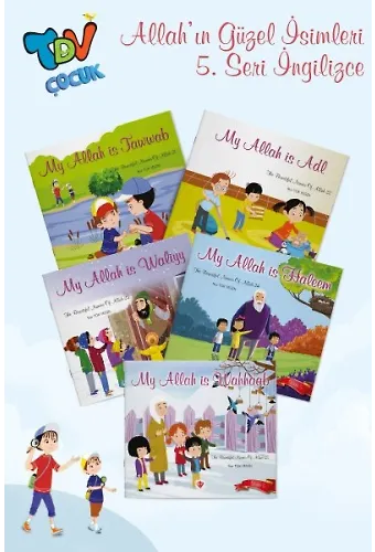 The Beautiful Names Of Allah Allahın Güzel İsimleri 5.seri 5 Kitap İngilizce