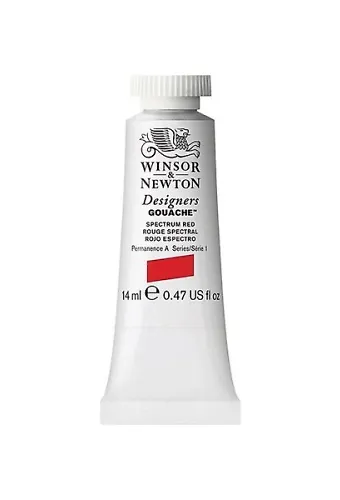 Winsor Newton Designers Guaj Boya 14 Ml 623 Spectrum Red Seri 1